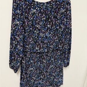 Chaps Floral Long Sleeve Dress